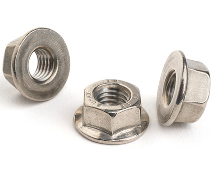 Stainless Steel All Metal Self Locking Flanged Nut