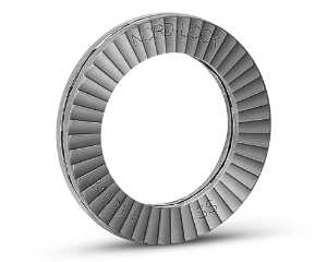 M6 X 10.8 X 2.2 NORD-LOCK WASHERS - GLUED PAIR A4
