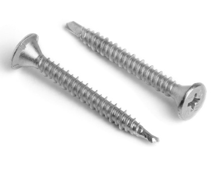 Stainless Steel Phillips Countersunk Bi-Metal Tek 2 Drywall Screws