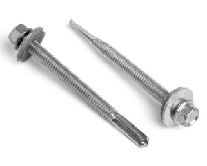 5.5 X 38 HEX HEAD BI-METAL TEK 5 SCREW + EPDM WASHER A2/C1022