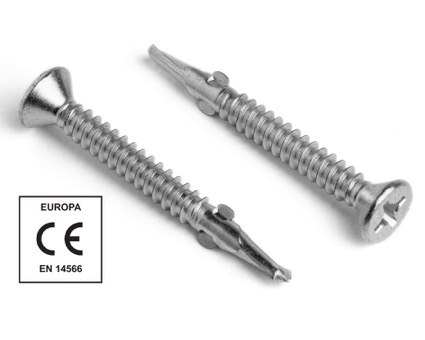 Stainless Steel Phillips Countersunk Bi-Metal Tek 3 Wing Drill Timber Screws