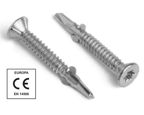 4.8 X 38 TX25 CSK BI-METAL WING DRILL TEK3 SCREW A4/C1022