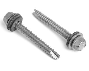 6.3 X 50 HEX HEAD BI-METAL BT SCREW + EPDM WASHER A4/C1022