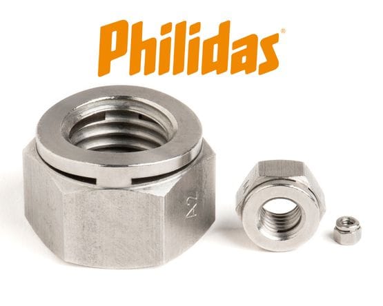 M20 PHILIDAS INDUSTRIAL NUT (MCI20/2S00) A2-70 ST/ST