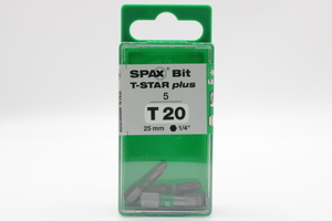 SPAX T-STAR T30 DRIVE BIT 25MM